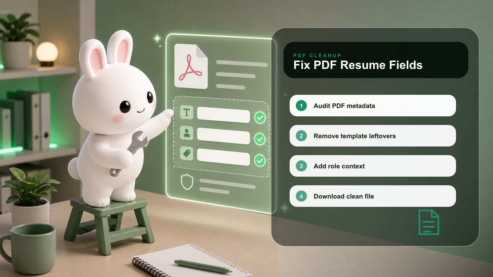 How to Fix PDF Resume Title, Author, and Keywords illustration 1